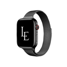 Apple Watch (42/44/SE/45/46/49mm) - L'Empiri™ Milanese Thin Loop - Sort