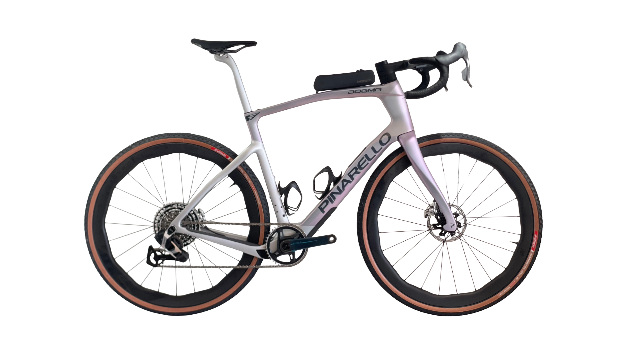 Pinarello DOGMA GR 2026 - SRAM Red AXS XPLR 1x13v - PRINCETON GRIT 4540 DB - 105 / 57.5CC / H140 INTERSTELLAR GREY MATT (57.5CC)