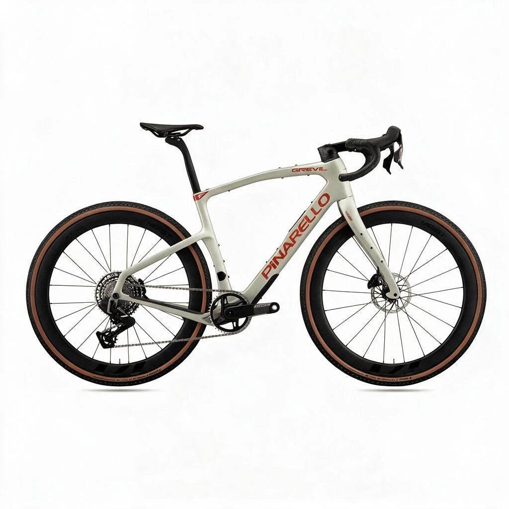 Pinarello Grevil F7 Force AXS 1x13 DB XPLR MOST Gravel Carbon 45 DB 2027 - SRAM Force AXS 1x13 DB XPLR - MOST Gravel Carbon 45 DB XDR - 064 / 550 / Moab Amber (550)