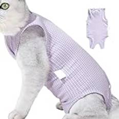 Cat Recovery Suit,Cat Surgical Recovery Suit - Honkatt Onesie för Spay | Katt kirurgisk återhämtningsdräkt för manliga honkatts magsår, spaydräkt mot slickning