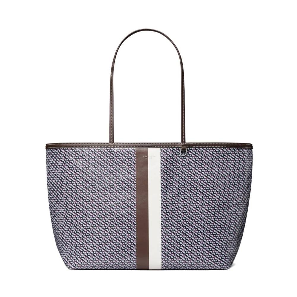 Tory Burch Racer Tote - Tasker - Dame - Blå - ONE SIZE -