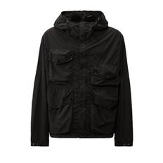 CP COMPANY FLATT NYLON GOGGLE JACKET Size: XXL, colour: BLACK