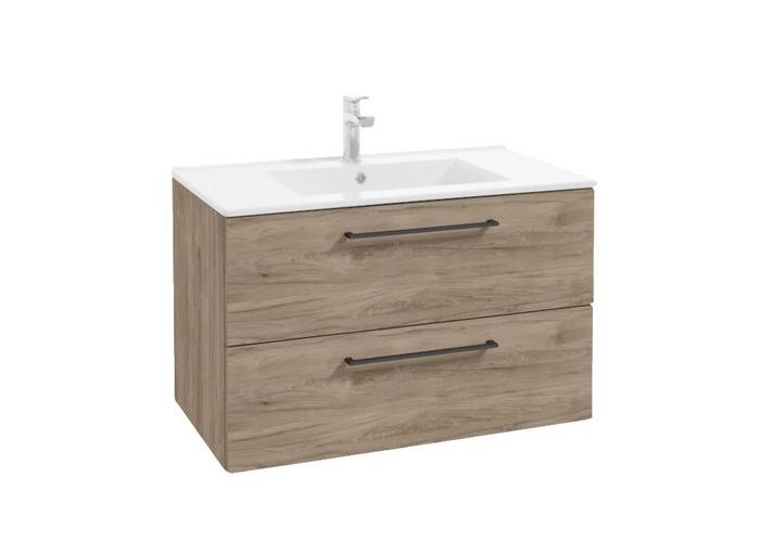 Badrumskommod Deluxe Brunbets Ek 80 cm REN
