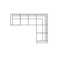 Skalma Aros sofa (Hjørnesofa venstrevendt - B275 x D215 x H82 cm, Kort sædedybde - 50 cm, Stof, Bøg)