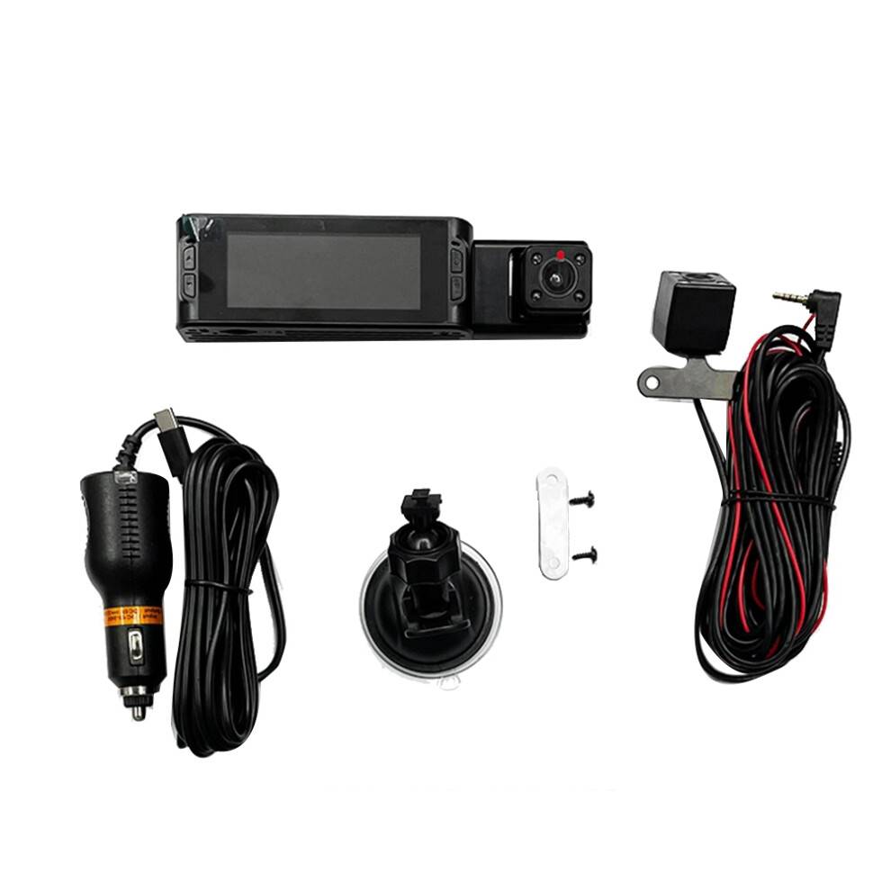 Dash Cam 1080P 3,16 tommer skærm dashcam med WiFi-driveroptager