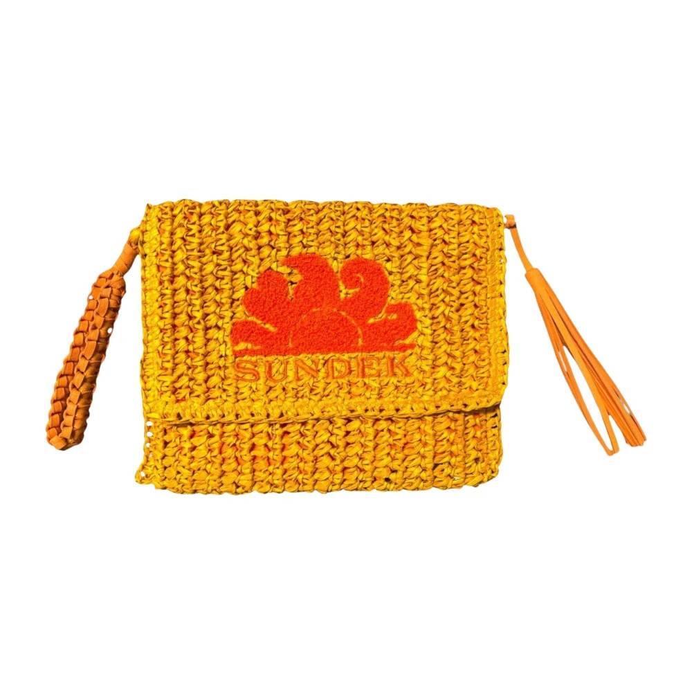 Sundek Clutch - Tasker - Dame - Orange - ONE SIZE - Uld