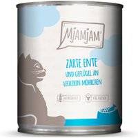 Ekonomipack MjAMjAM 24 x 800g - Mör anka & fjäderfä med läckra morötter