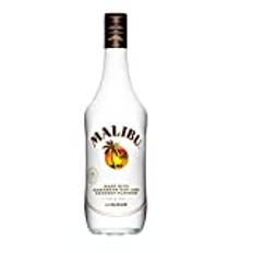 Malibu Caribbean Rum – Fruchtiger Likör auf Rum-Basis mit natürlichem Kokosaroma – Leichte Spirituose, ideal für Longdrinks oder Cocktails – 1 x 1 l