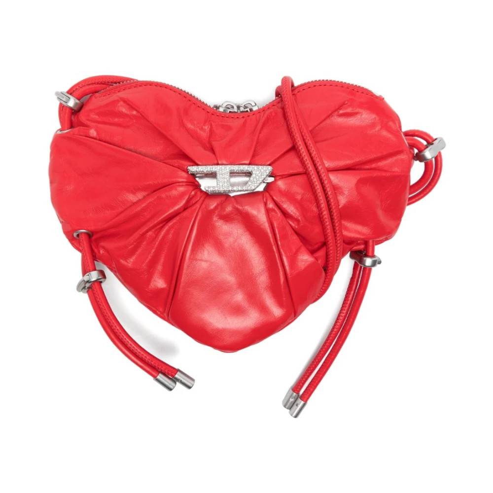 Diesel - Scrunch Läder Crossbody Väska Väskor - Dam - ONE Size - Läder