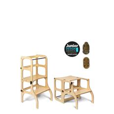 ETTE TETE Helper Tower - Table "Step'n'sit" |Brown |90X 43X 40 cm