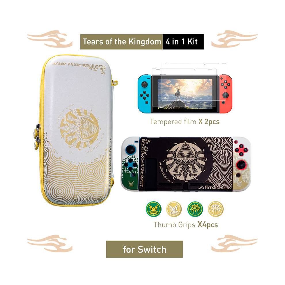 (E(Normal SWITCH))För Nintendo Switch OLED-förvaringsväska ZD Tears Of The Kingdom skyddande hårt fodral
