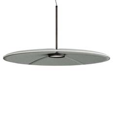 Akustiklampe Lily Ø120 cm., Grå
