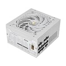 MARS GAMING MPB850SIM, Fullmodulärt ATX 850W Nätaggregat, 7 Års Garanti, 80Plus Bronze 230V EU, 90% Effektivitet, 140mm SI Extreme Silence Fläkt, AI2-RPM, DC-DC och SMD Teknologier, Vit