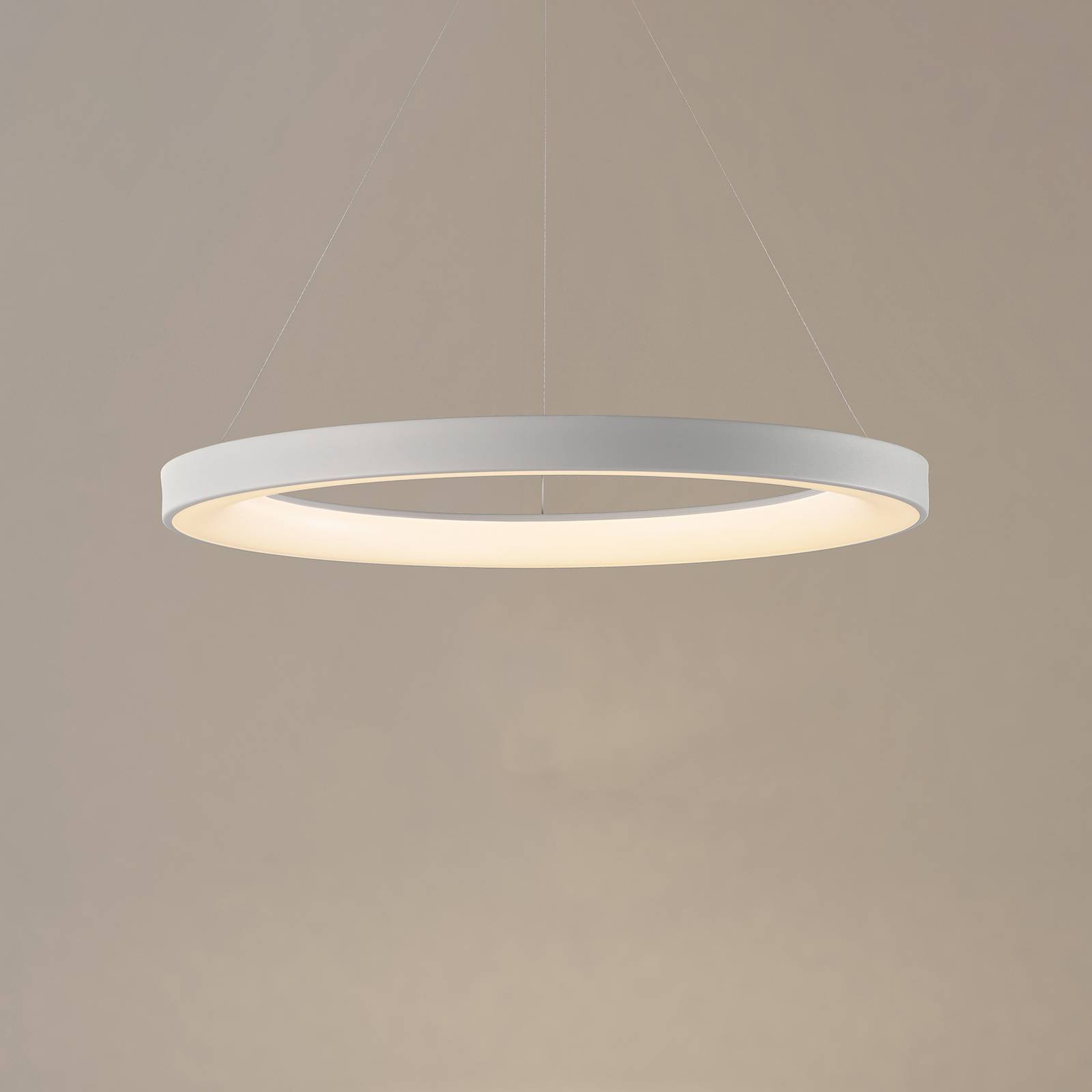 Mantra Iluminación Pendellampa Niseko II, dimbar, Vitt / opal, Vardagsrum / matsal, Metall, Modern