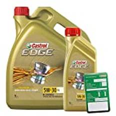 Castrol Edge Motorolja, Titanium FST™ 31791420, 5W-30 LL (1 L + 1 x 5 L = 6 liter)