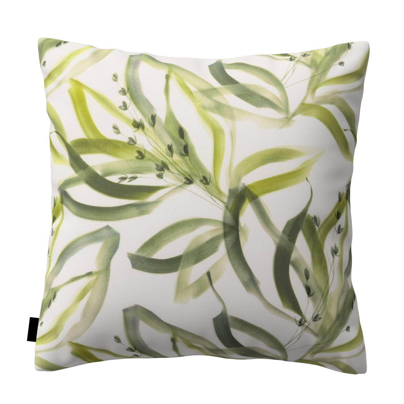 Pudebetræk<br/>Kinga, Offwhite med print, 45 x 45 cm, Gardenia