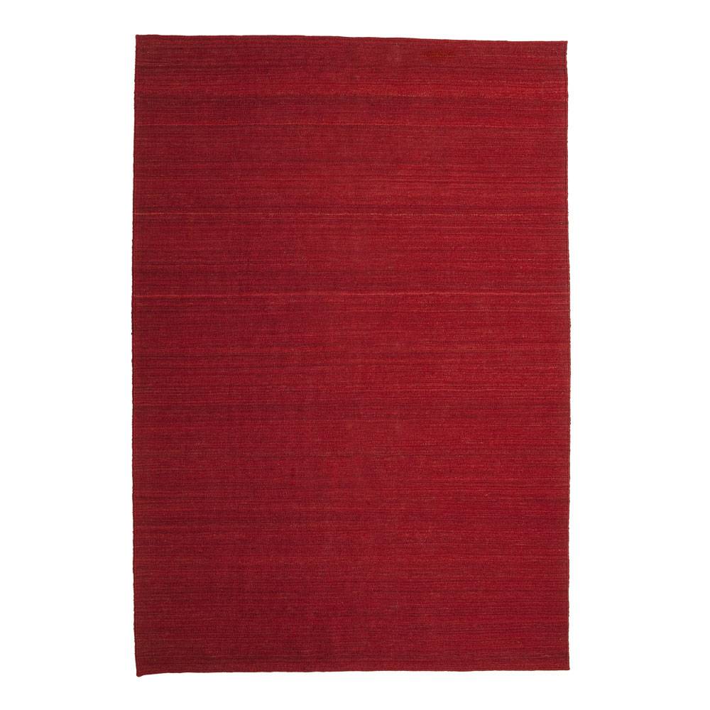 Nanimarquina - Natural Nomad Deep Red Small - Ensfarvede gulvtæpper - Ariadna Miquel,Nani Marquina - RØD - Uld