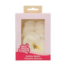 FunCakes - Spiselig Vaffelblomst, Orkidé Hvid 10 stk,