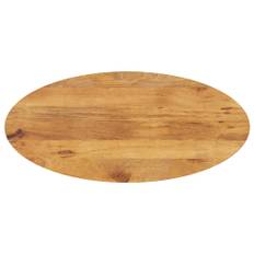 vidaXL Bordsskiva 120x50x3,8 cm oval massivt mangoträ