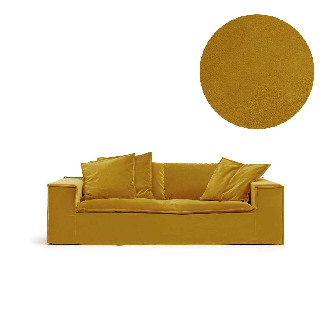Klädsel Luca Grande 2-Sitssoffa Amber
