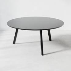 Konferencebord Viggo - Rundt, Højde 73 cm, Diameter Ø160 cm, Bordplade Sort, Understel Sort