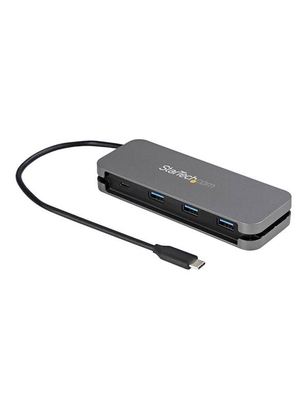 StarTech.com 4 Port USB C Hub - 3x USB-A/1xUSB-C - 5Gbps USB 3.0 Type-C Hub (3.2 Gen 1) - Bus Powered - USB hub - 4 ports - Sort