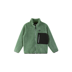 Reima Turilas Sherpa-fleecejakke Beige Green Clay  Green Clay-134 cm  Grøn  134 cm  mand