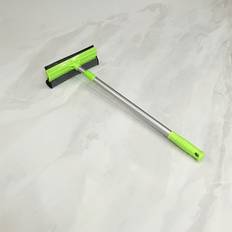 TEMU 2-in-1 Window Cleaner, Extendable Extension Rod, Screen Window Cleaning Kit, Glass Door Cleaner, Car Windshield Cleaning Tool With Long Handle, Suitable For High Outdoor Windows