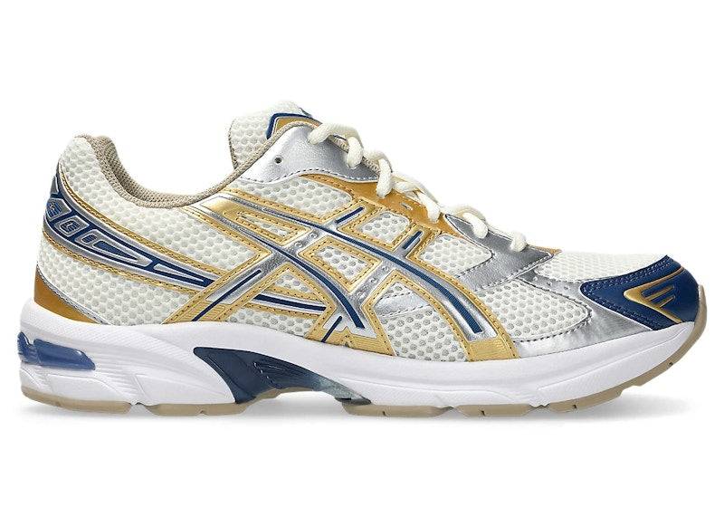 ASICS Gel-1130 Cream Pure Silver Gold Blue - 39.5 / Standard