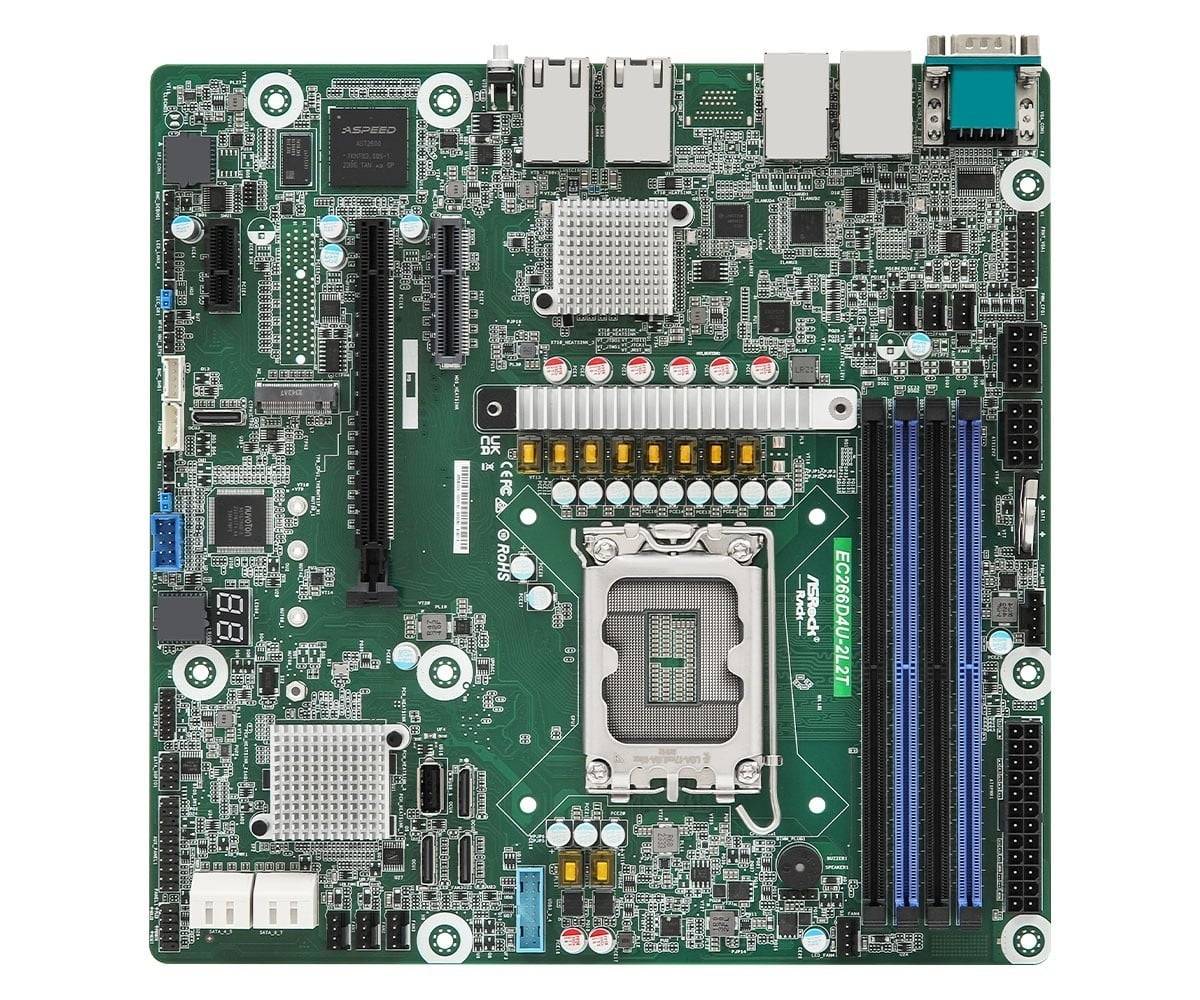 ASRock EC266D4U-2L2T, 1xSKT, LGA 1700, Intel Xeon 6 EC266D4U-2L2T