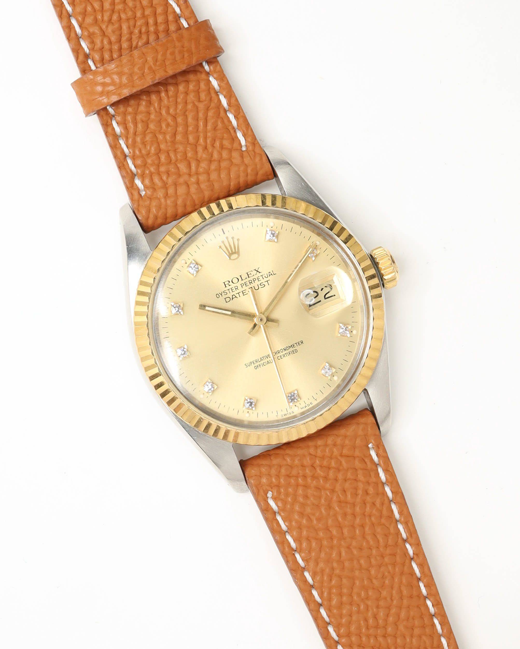 Rolex Datejust 36mm Ref 16013 1987 Watch - Gold - One Size