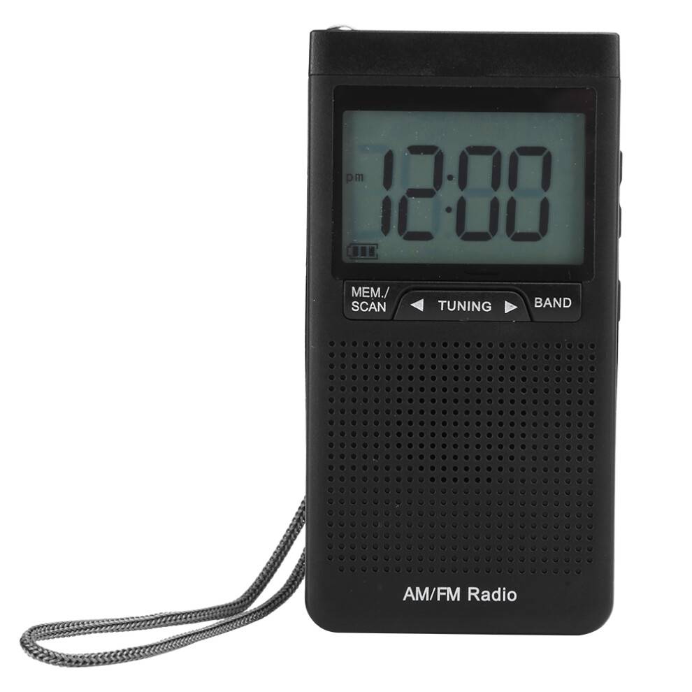 Bærbar radio med lang rækkevidde, batteridrevet AM/FM-transistor til fremragende signal og campingbrug i nødstilfælde, god kvalitet, god kvalitet