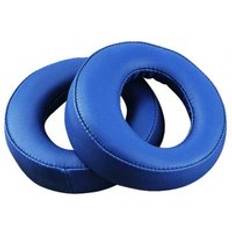 Öronplatta i konstläder 1 par öronkuddar öronskydd för sony ps3 för ps4 7.1 trådlöst headset för cechya -0083 för sony ps3 för ps4 - Blå