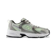 New Balance unisex för barn. GR530V1 Skor 530 grå, grön (35.5), Karta, Nyckelband, Casual, barnmode - Grön, Grå (35.5)