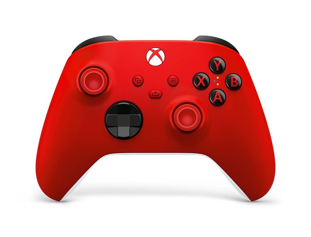 Microsoft Pulse Red Rød Bluetooth/USB Gamepad Analog/digital Xbox, Xbox One, Xbox Series S, Xbox Series X