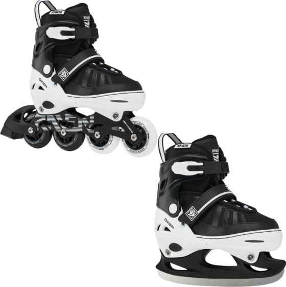 Raven 2in1 Oxen Hockey Inlines Vit/Svart - 38-42
