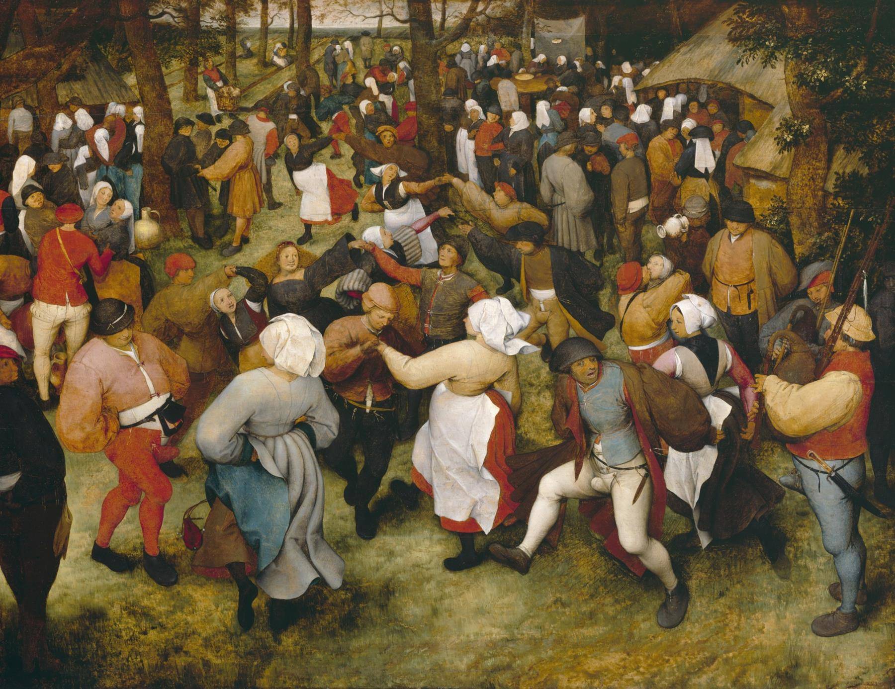 Bruegel by The Wedding Dance 1000 or 500 Piece Jigsaw Puzzle - 1000