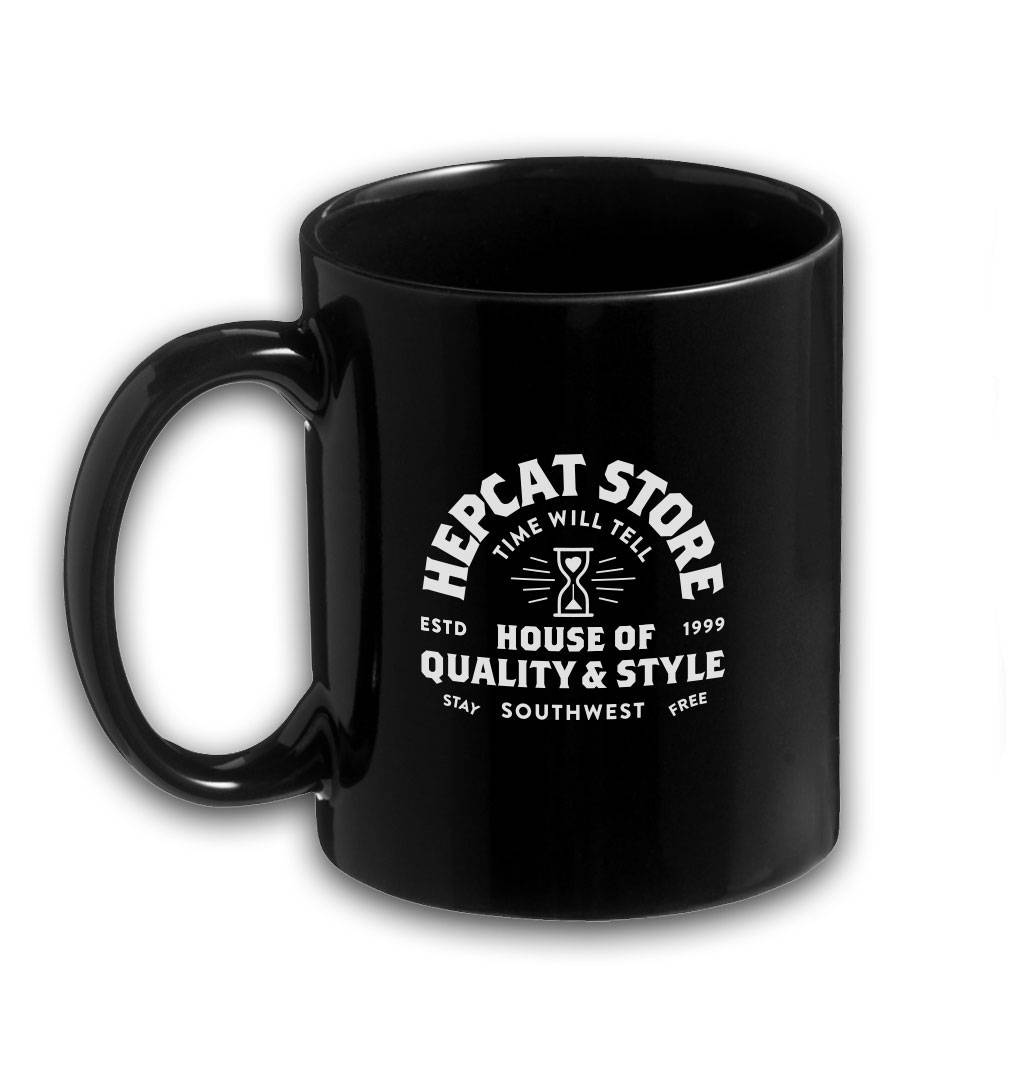 HepCat - In Coffee We Trust Coffee Mug - Black, HepCat