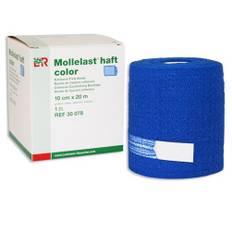 Mollelast Haft - 10 cm x 20 m (blå)