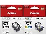Canon PG-575 svart och CL-576 färgbläckpatroner