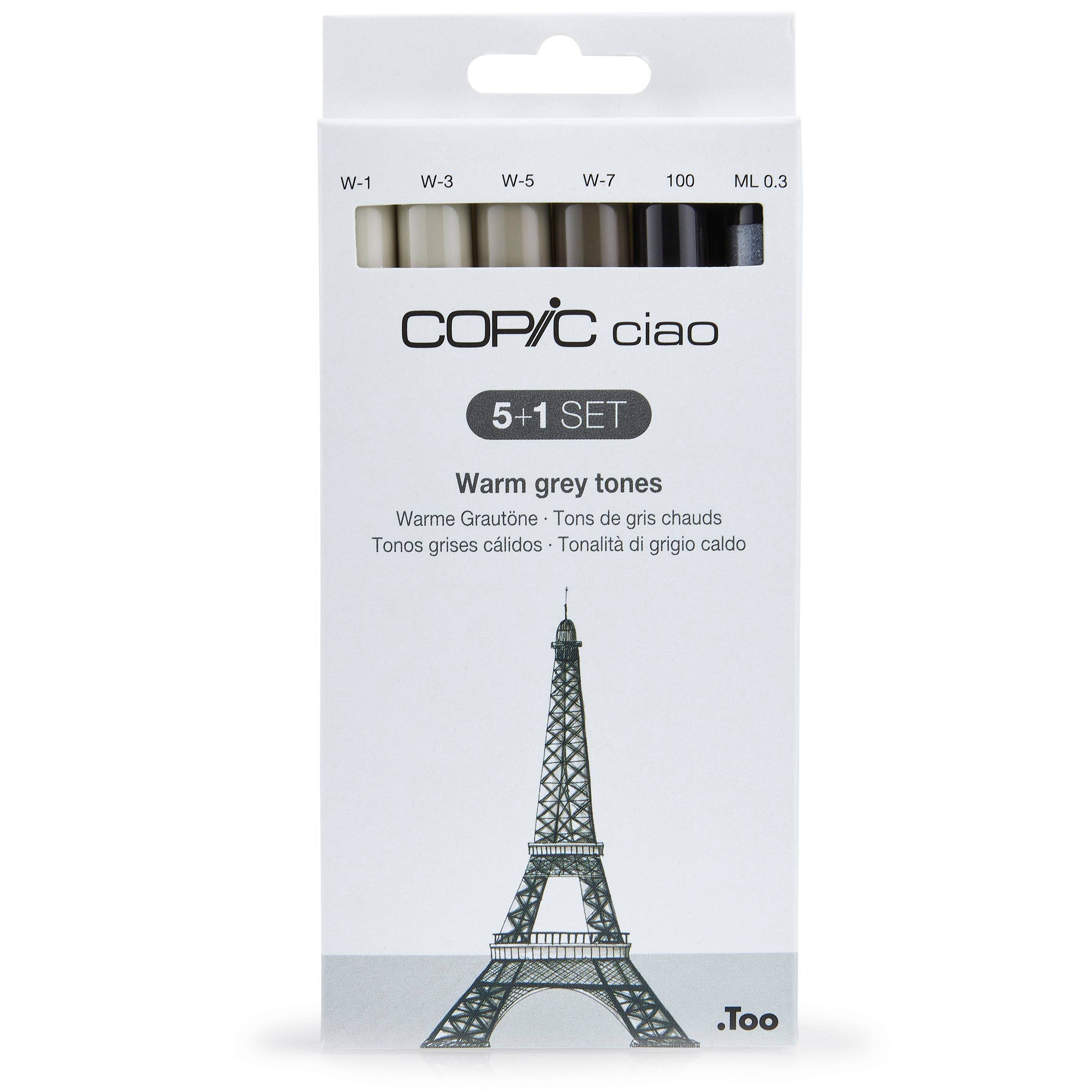 Copic Ciao Set 5+1 Warm Grey Tones
