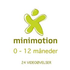 Minimotion - køb alle 24 videoer med lege til dig og din baby 0-12 måneder