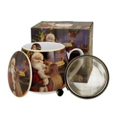 Julmugg med tesil & lock Jultomte