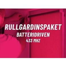 Rullgardinspaket - Batteridriven 433mhz motor