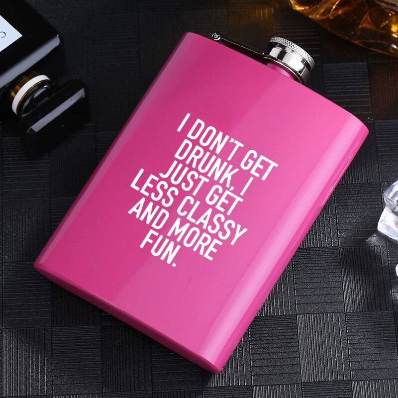 8oz rom flagon rostfritt stål alkohol hip kolv whisky kolv flaska wisky alkohol kolvar för sprit brudtärna män - Bokstav b