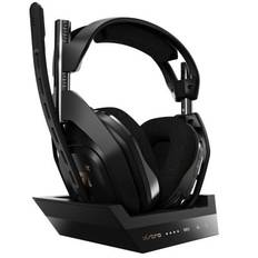 ASTRO Gaming A50 + Base Station Headset Trådlös Huvudband Spela Svart, Guld