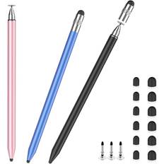 Stylus Penne til Touchskærme 3 i 1 Stylus Blyant Høj Følsomhed & Universal Stylus Pen til iPad iPhone Android Samsung