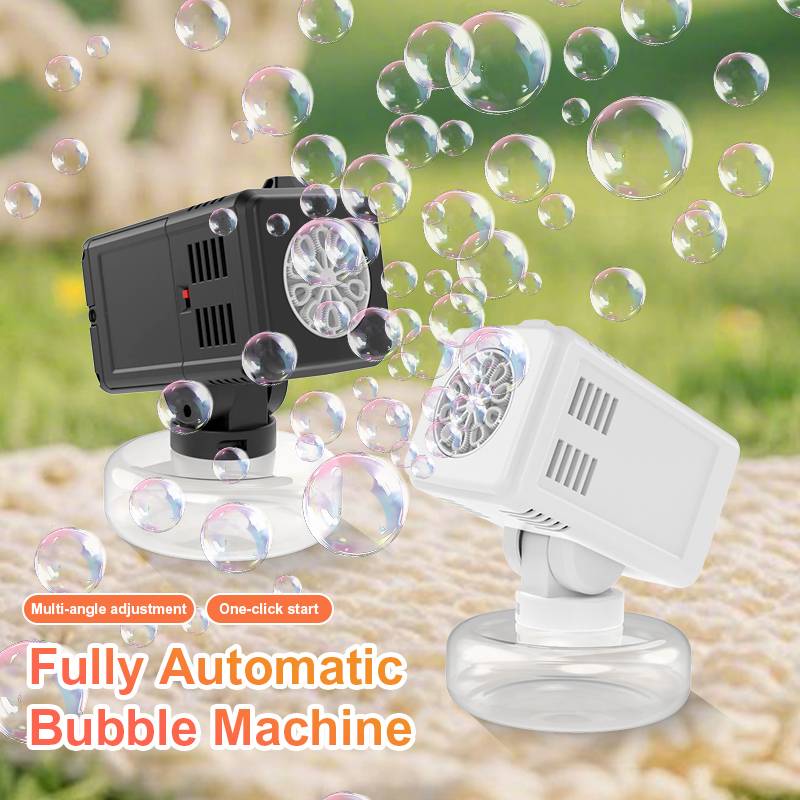 KNYYSECQ fully automatic bubble machine electric children's bubble toy wedding decoration without battery bubble water