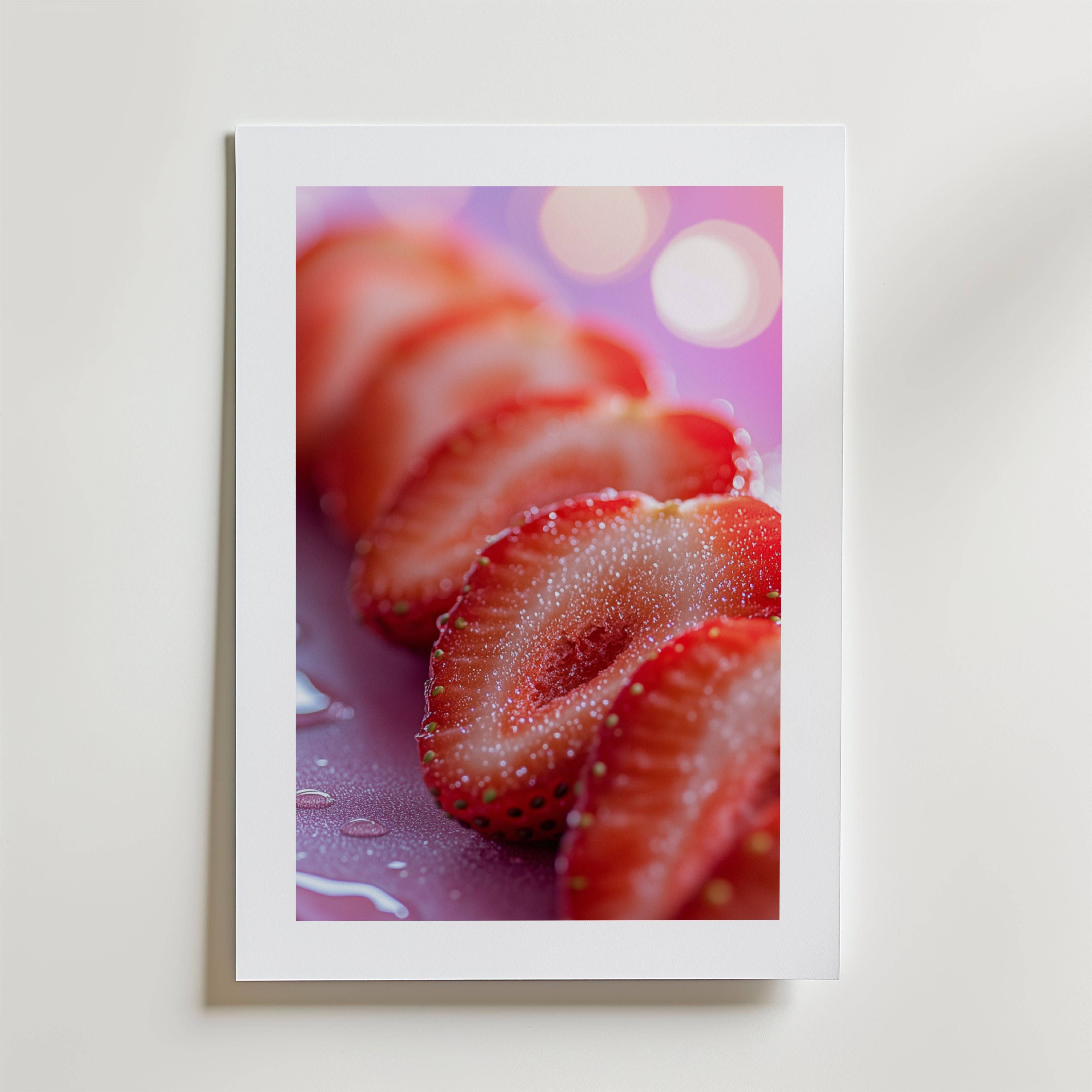 Sweet Slice Poster - Premium Canvas 21x30 cm