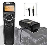 Pixel trådlös kamerautlösning fjärrkontroll TW-283 E3 timer intervallmätare kompatibel med Canon R8 R6 R10 90D 250D 200D 850D; för Olympus OM-1 EM1X EM1X E-M5 III; för Fuji GFX100 XT3 XT4 XT5 XT30